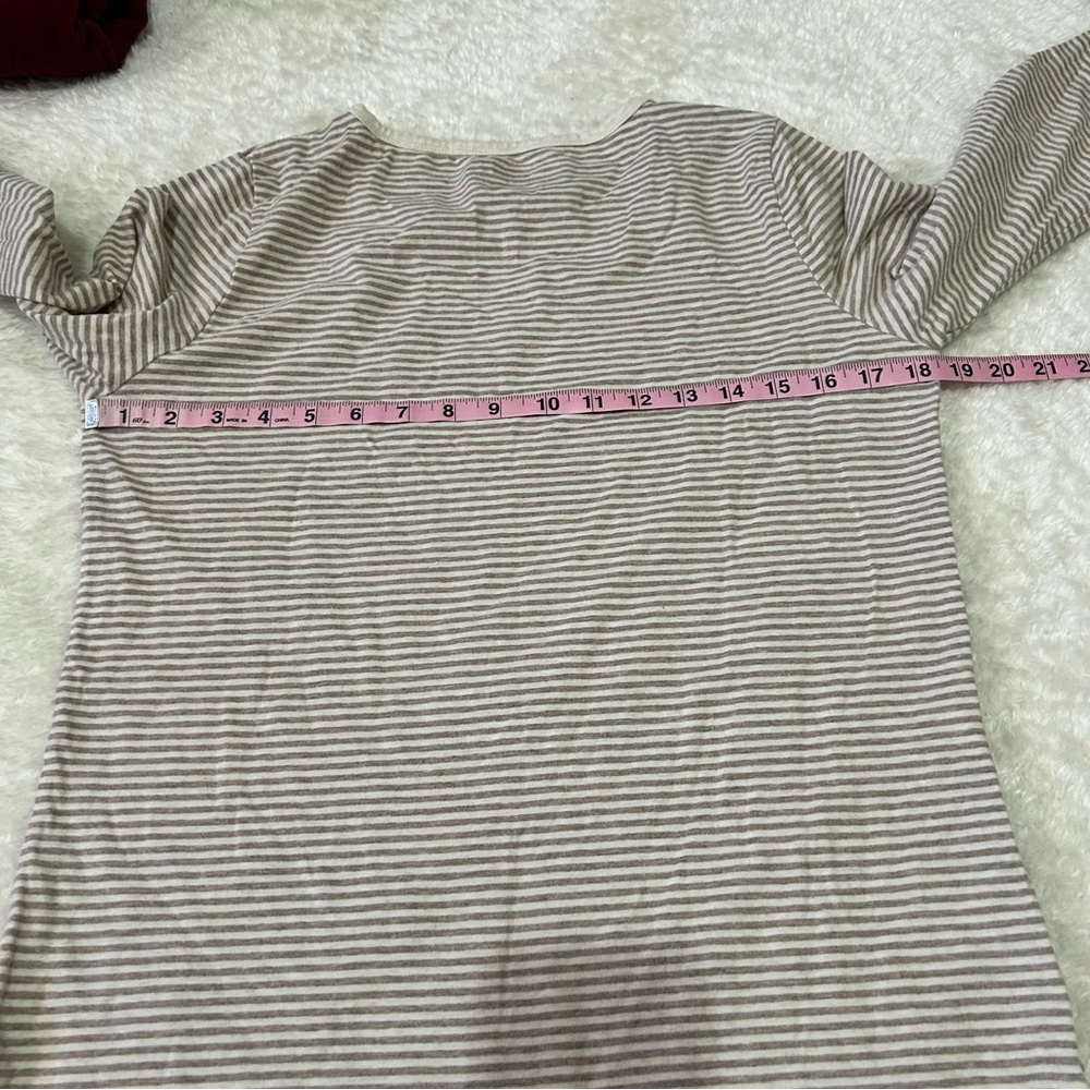 Duluth trading co large striped long sleeved tee - Picture 5 of 8